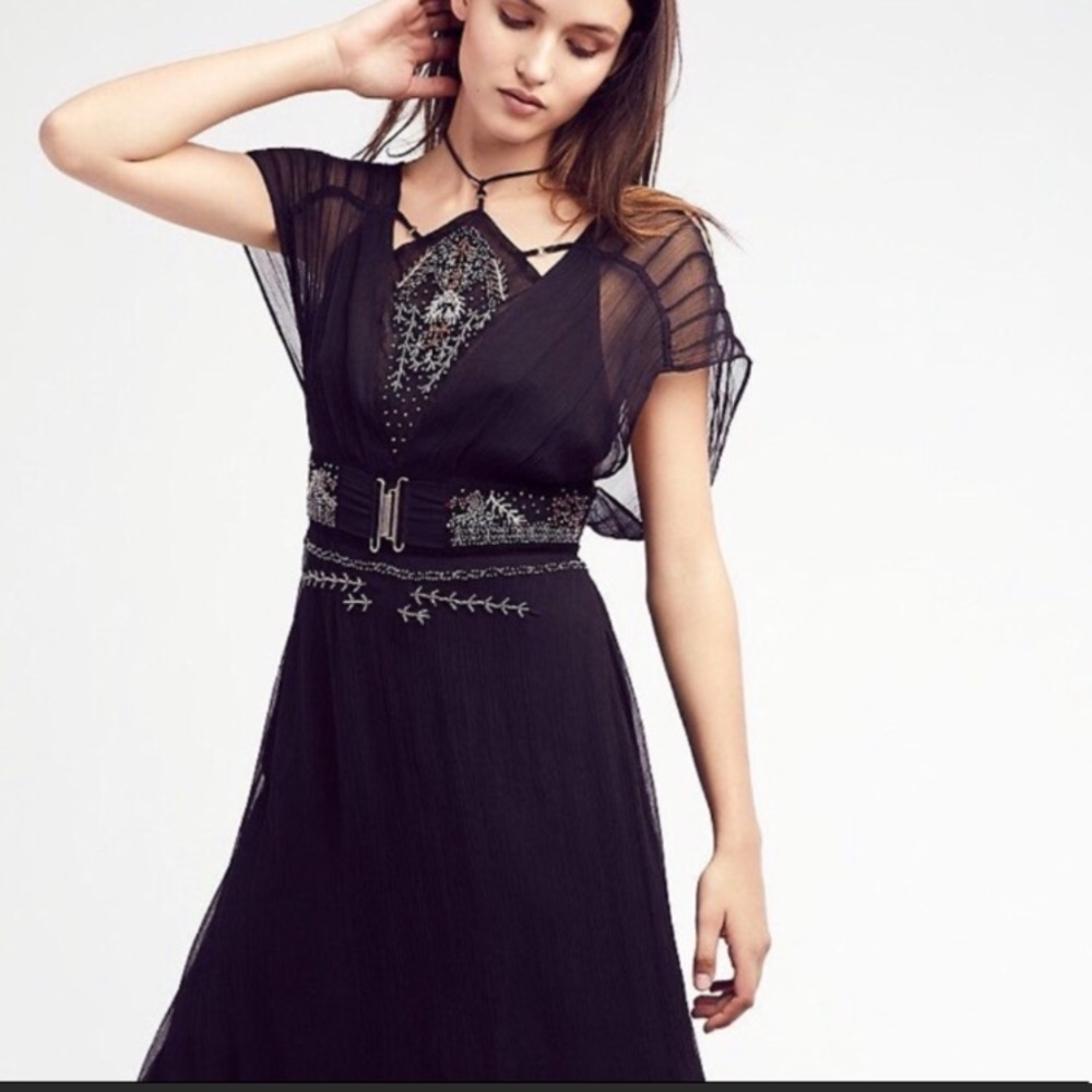 Free people beaded maxi dress